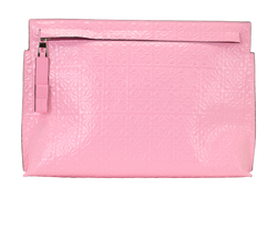 Loewe T Pouch, Leather, Pink, MIS, DB, 3*